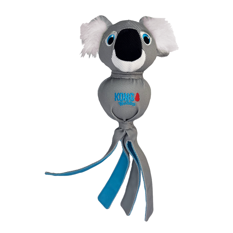 Kong Wubba Zoo Koala Squeaky Dog Toy