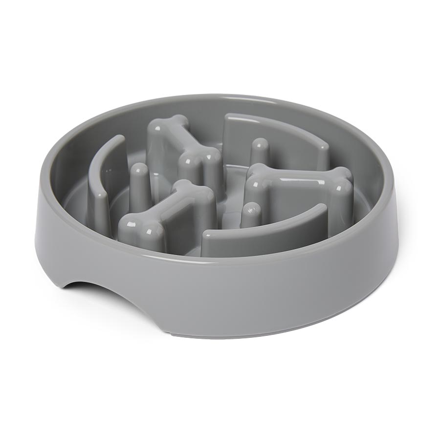 Pets at Home Grey Slow Feeder Bowl Small/Medium