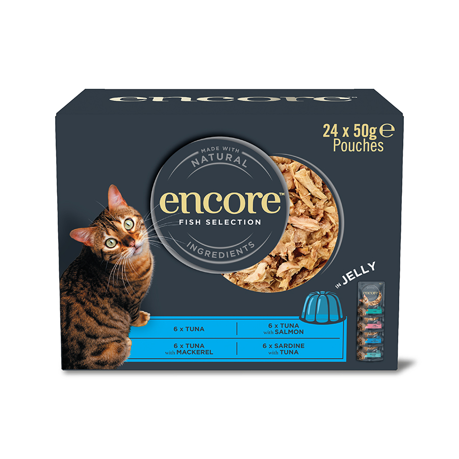 Encore Wet Adult Cat Food Fish Selection
