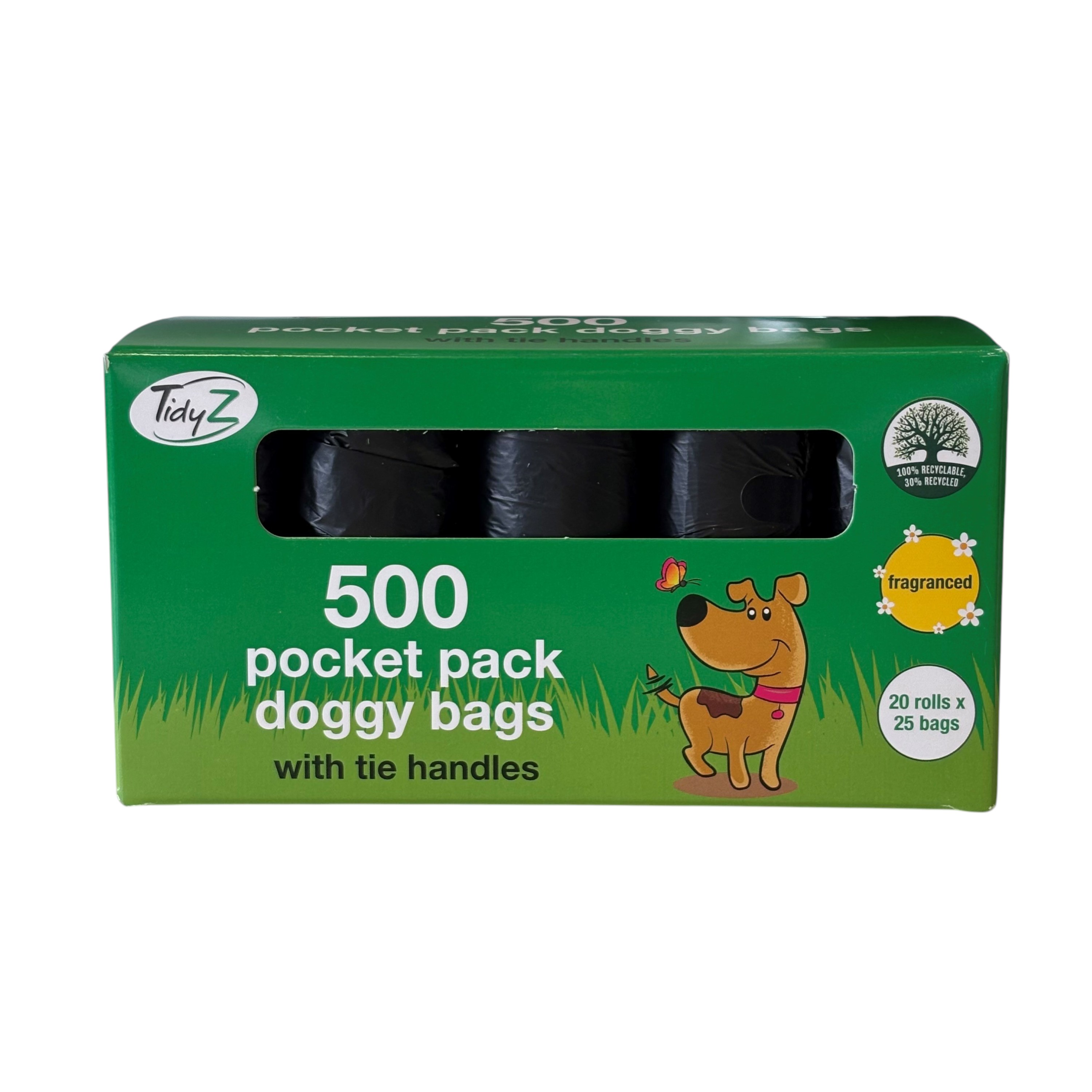 TidyZ Pocket Size Dog Poop Bags Fragranced