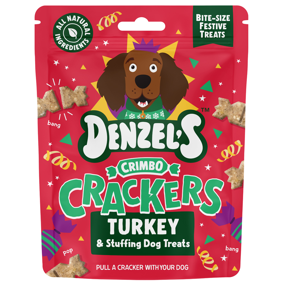 Denzel's Crimbo Crackers Turkey & Stuffing Dog Treats