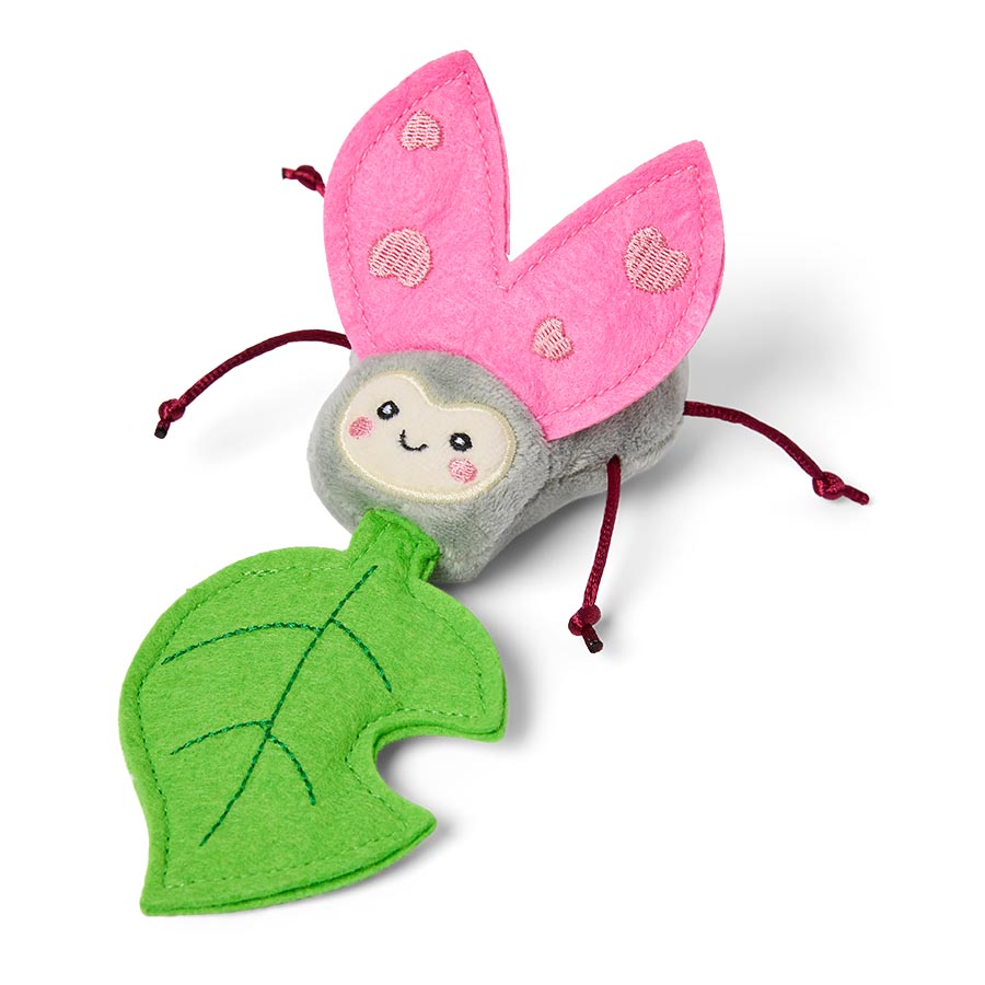 Pets at Home Valentine's Vibrating Love-ly Ladybird Cat Toy with Catnip