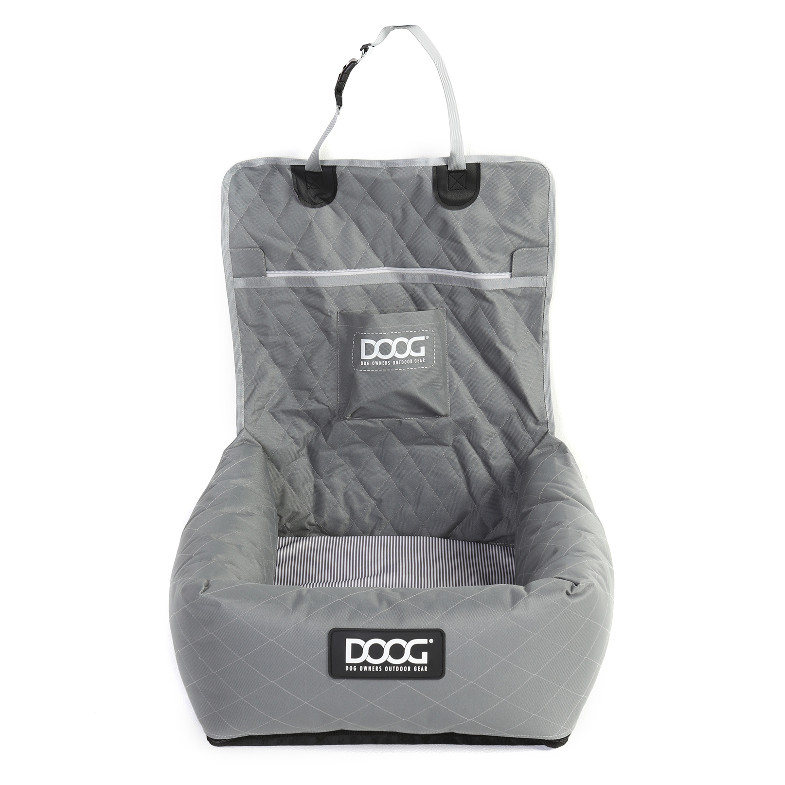 DOOG Car Seat for Dogs Grey