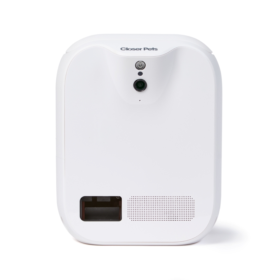 Cat Mate TreatView Pet Camera with Treat Dispenser (iOS / Android Compatible) White
