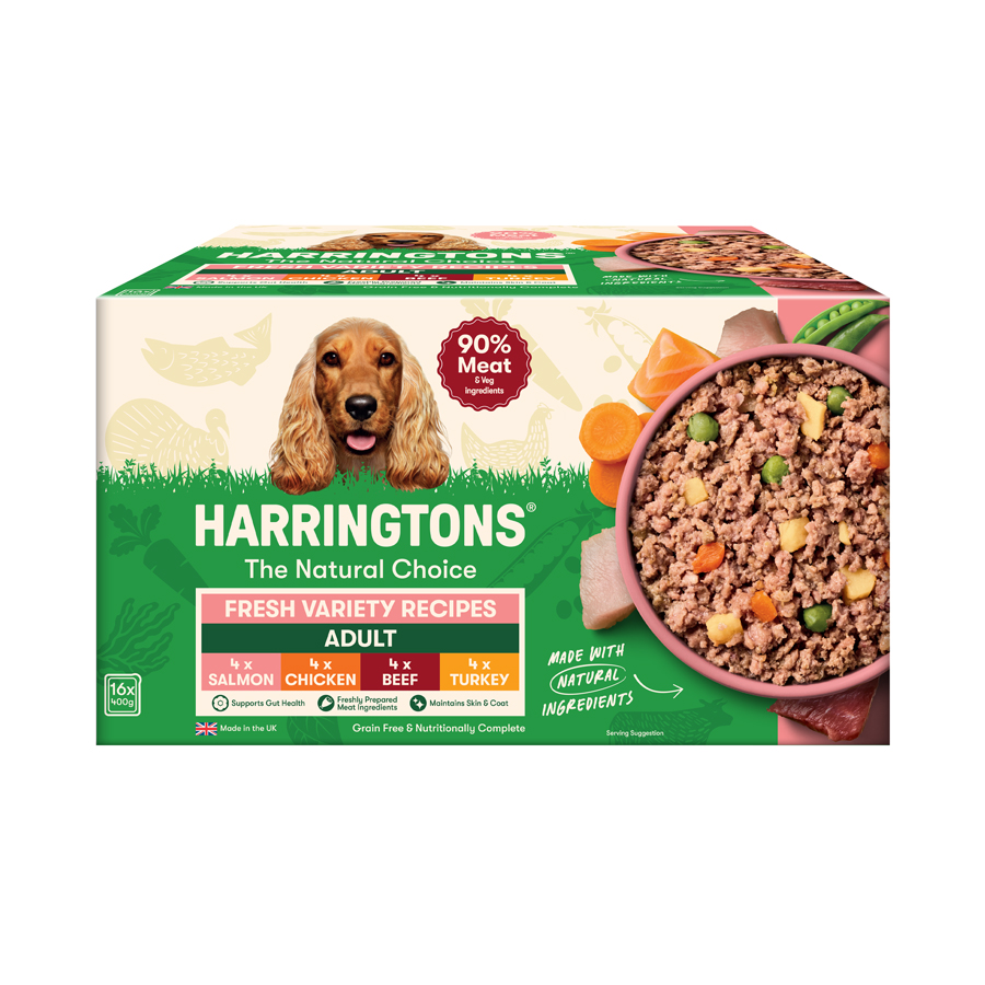 Harringtons Fresh Variety Recipes with Potato & Veg Adult Complete Wet Dog Food