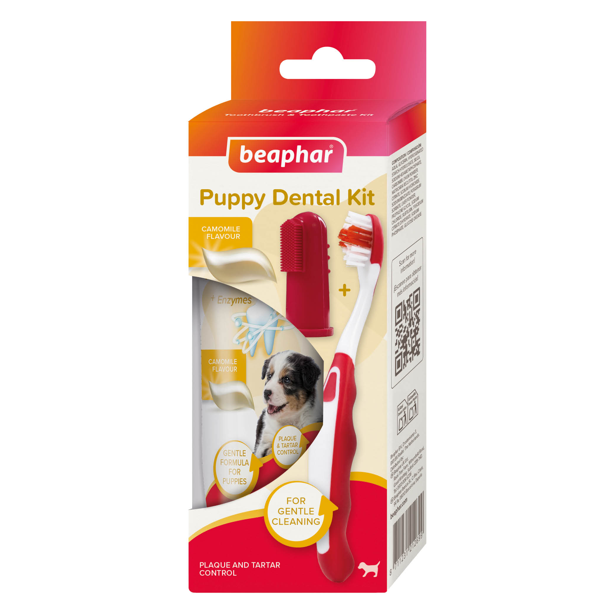 Beaphar Toothbrush & Camomile Flavour Toothpaste Kit for