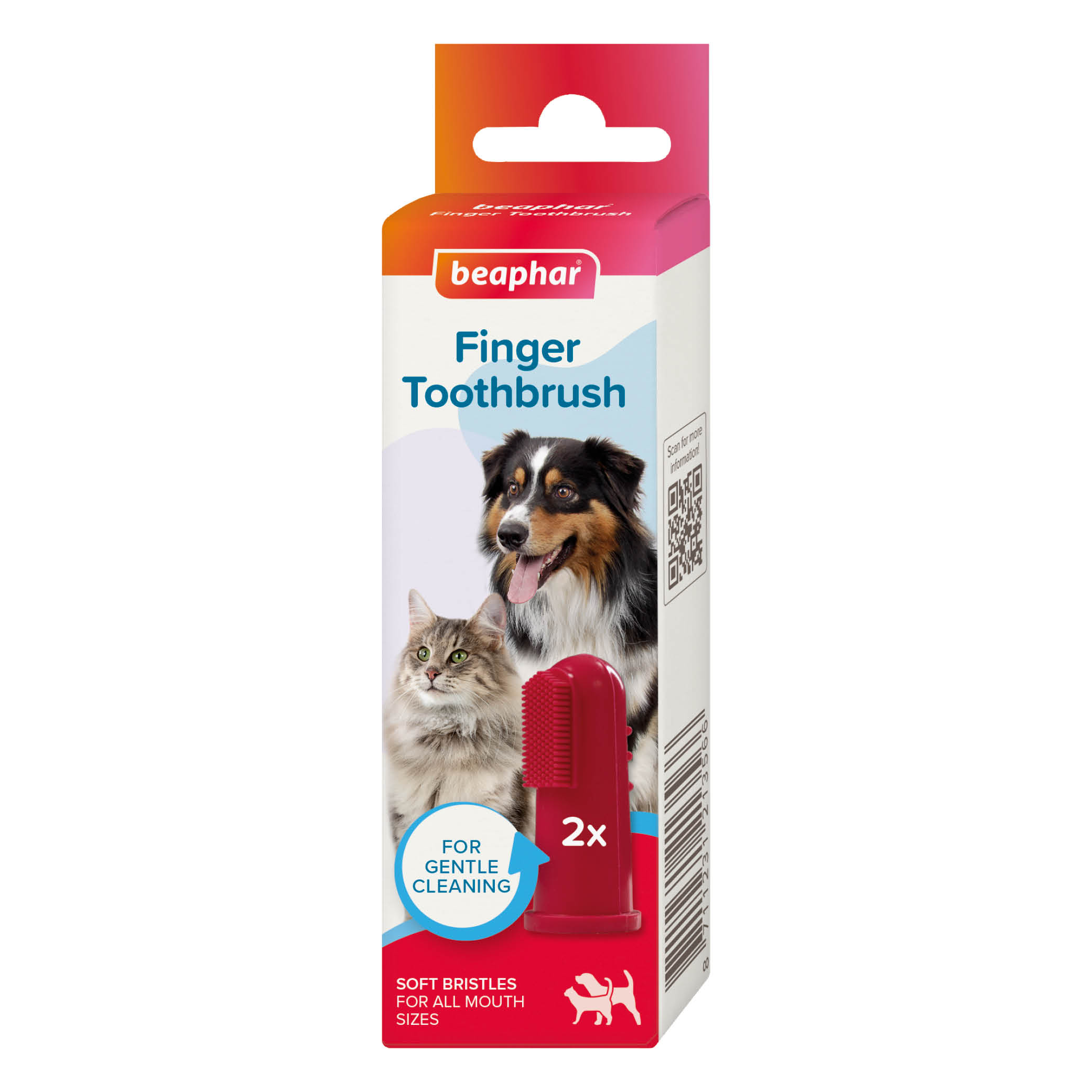 Beaphar Soft Finger Toothbrush for Cats & Dogs
