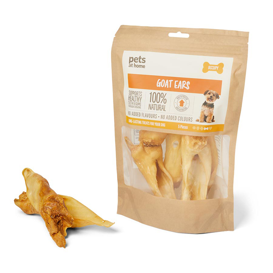 Pets at Home Occupy Goat Ears Dog Treats