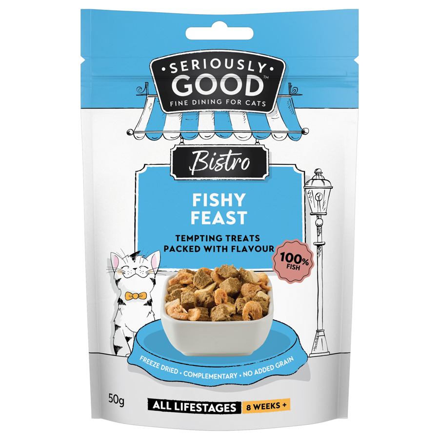Seriously Good Fishy Feast Cat Treats