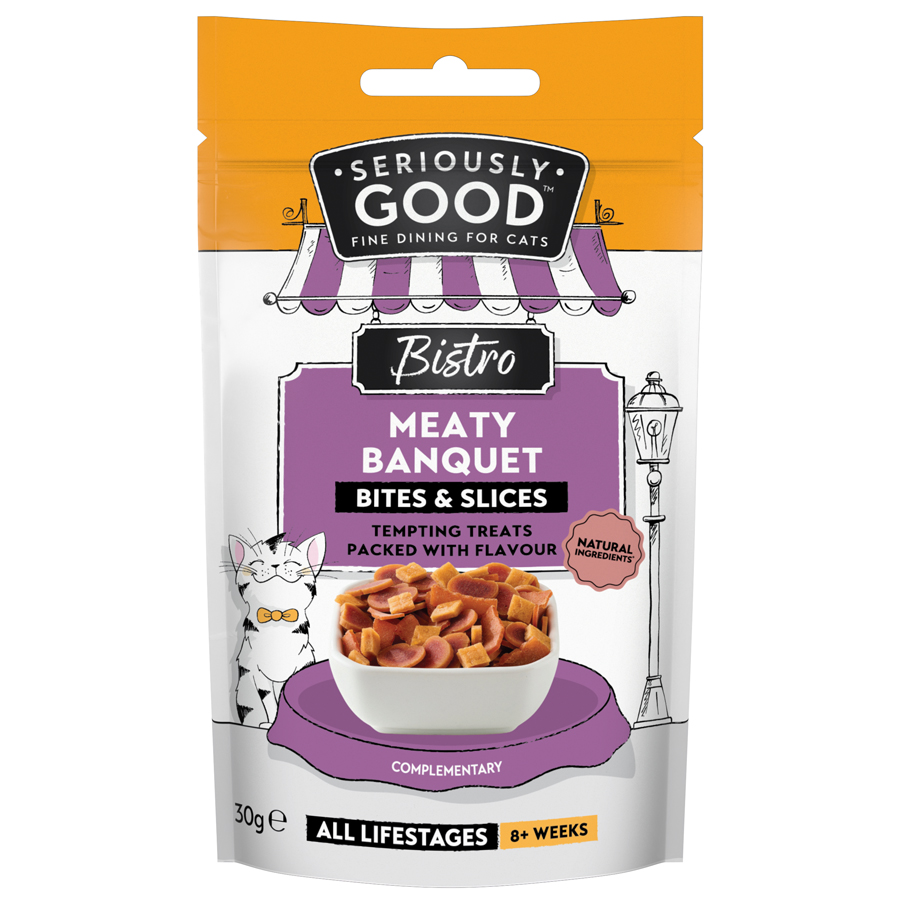 Seriously Good Meaty Banquet Cat Treats
