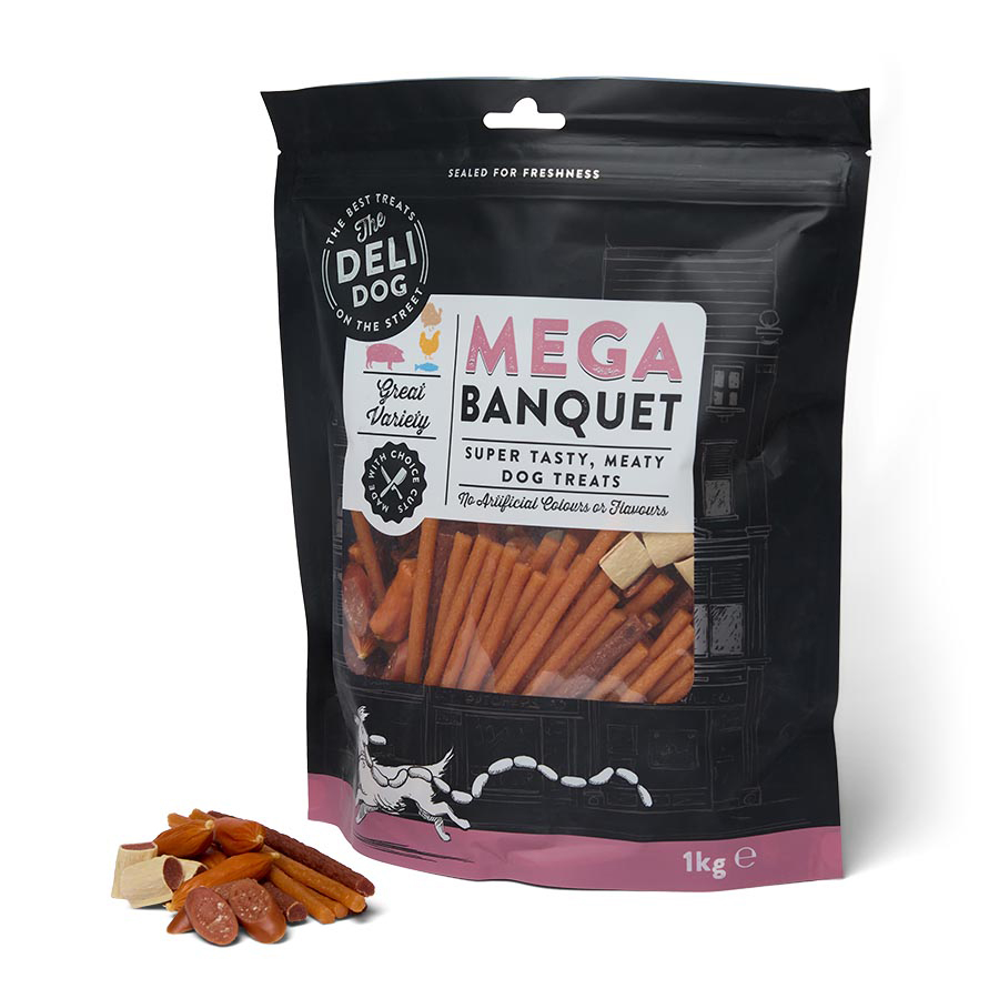 The Deli Dog Mega Banquet Meaty Dog Treats