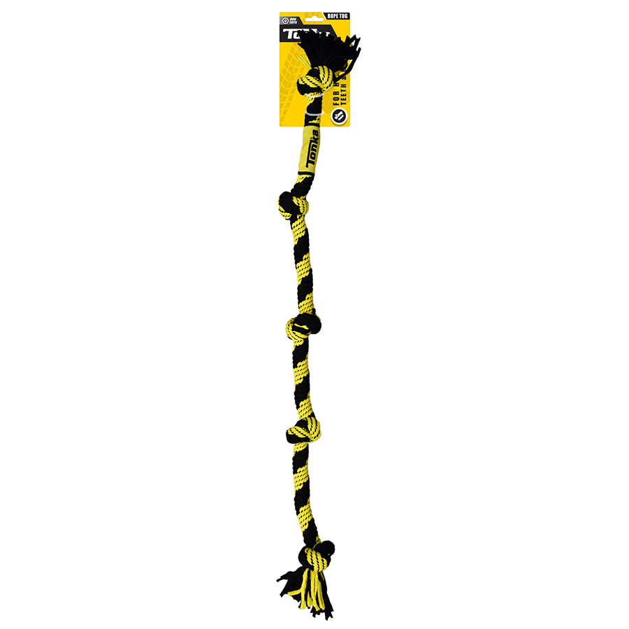 Tonka T-Shirt Rope with 5 Knots Dog Toy 60"