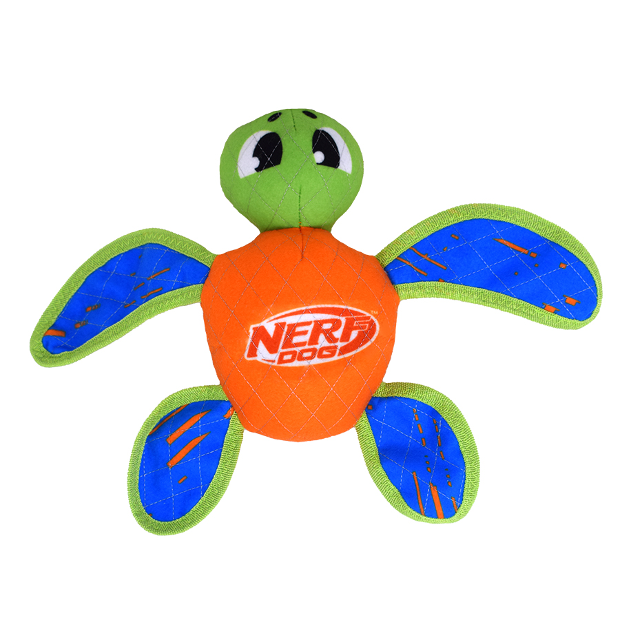 Nerf Dog Xtreme Tough Mighty Turtle Crinkle Dog Toy