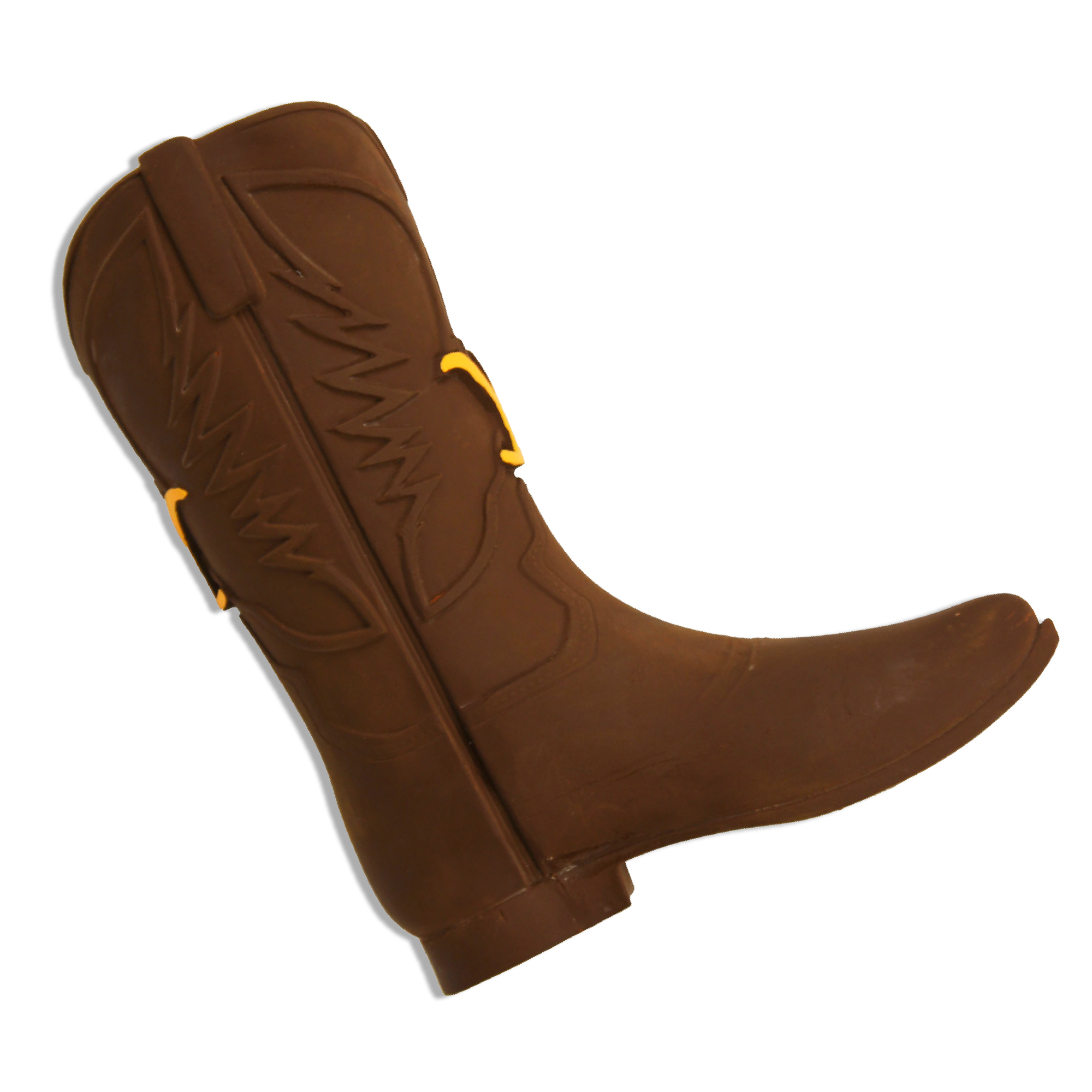 Yellowstone Latex Cowboy Boot Squeaky Dog Toy