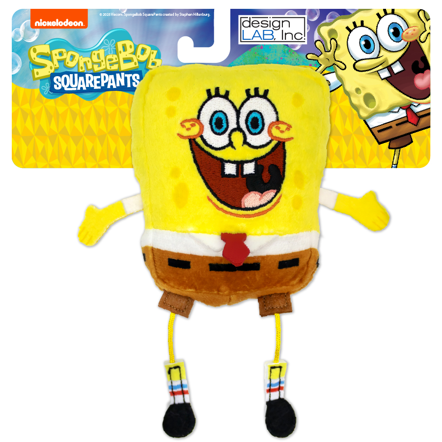 SpongeBob Catnip & Crinkle Kicker Cat Toy