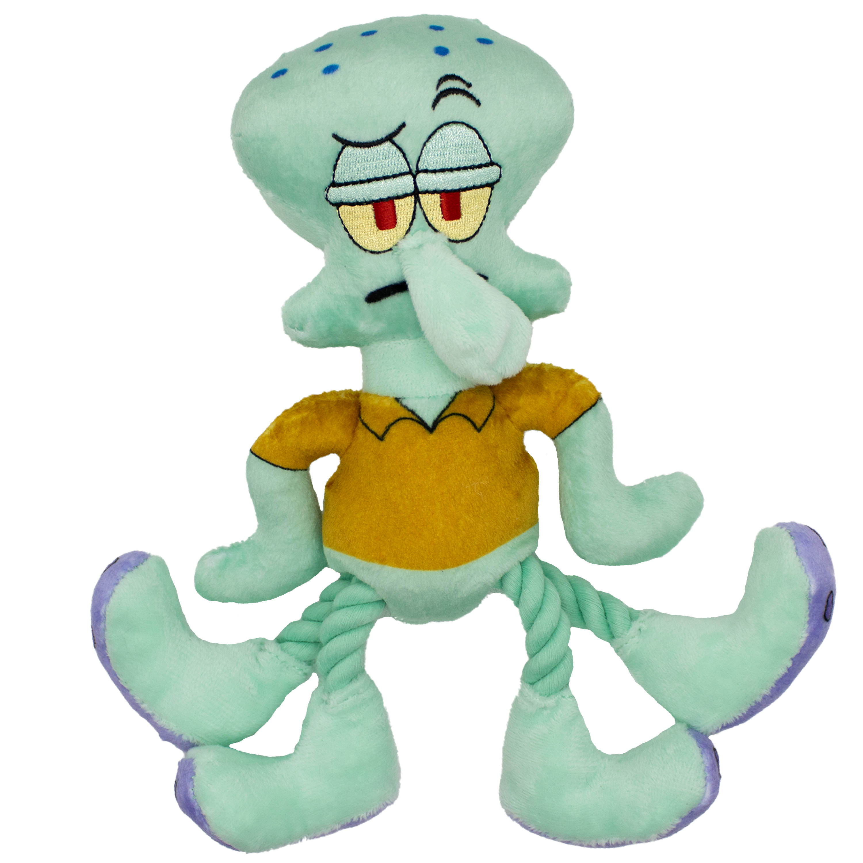 SpongeBob Plush Squidward Tentacles Squeaky Dog Toy