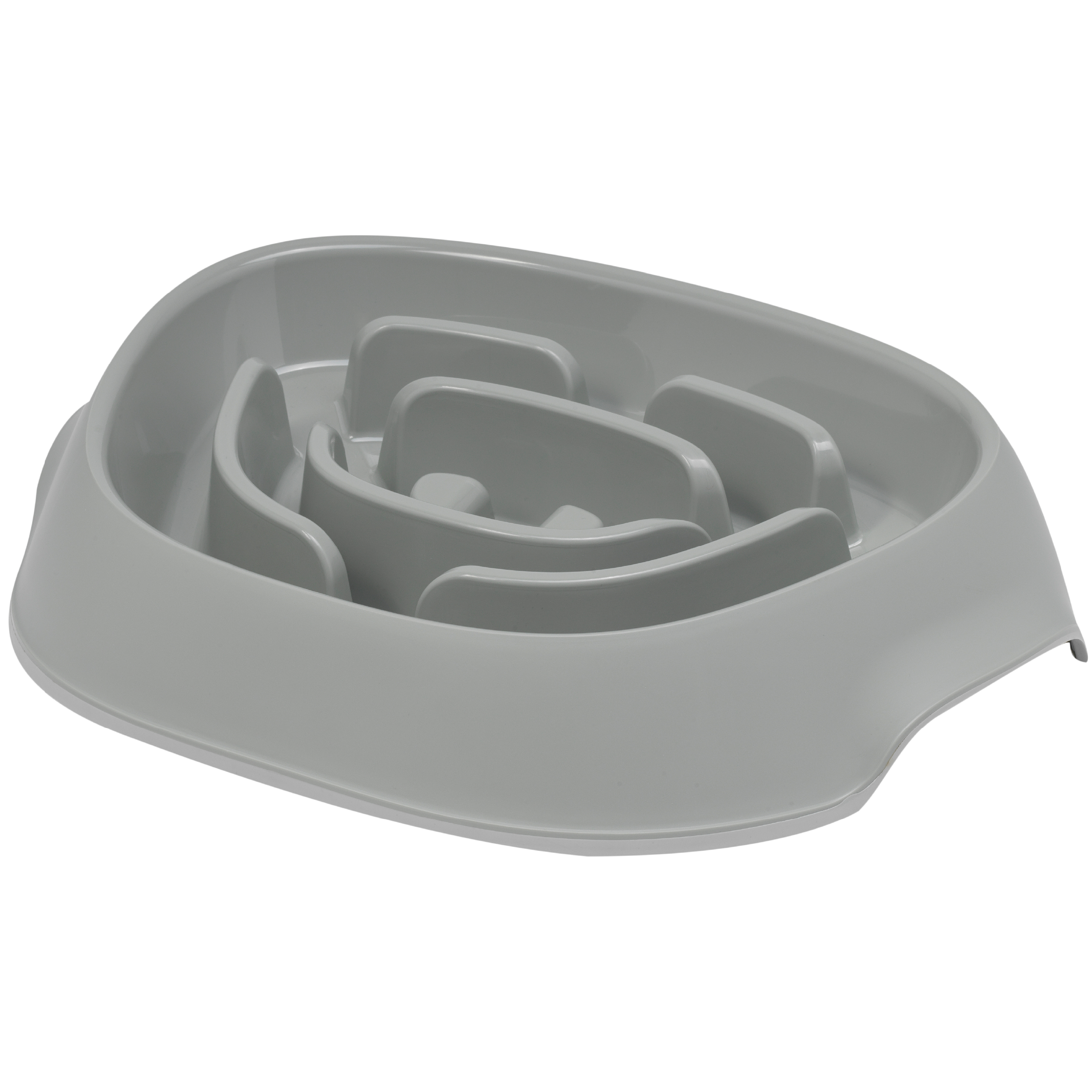Dukes Slow Feeder Dog Bowl – Small/Medium, Blue, Anti-Gulp Design