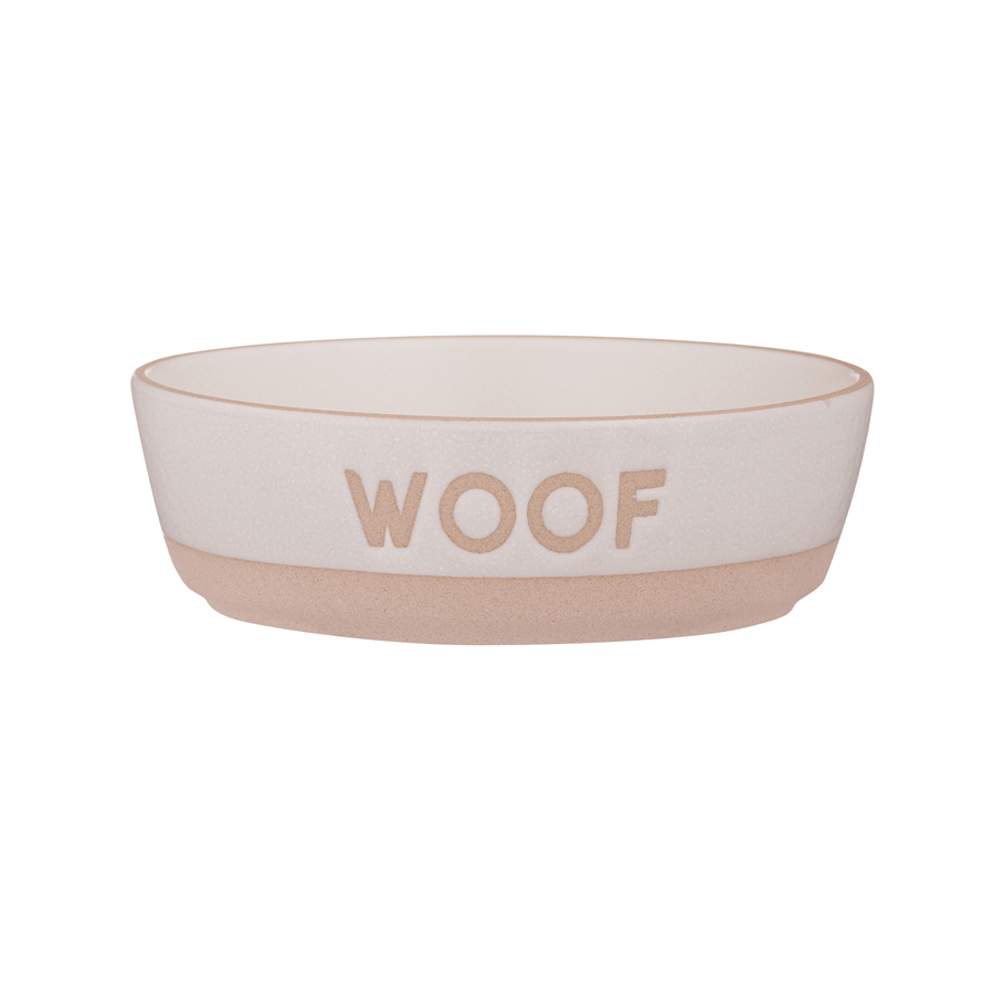 Mason Cash Woof Dog Bowl Cream