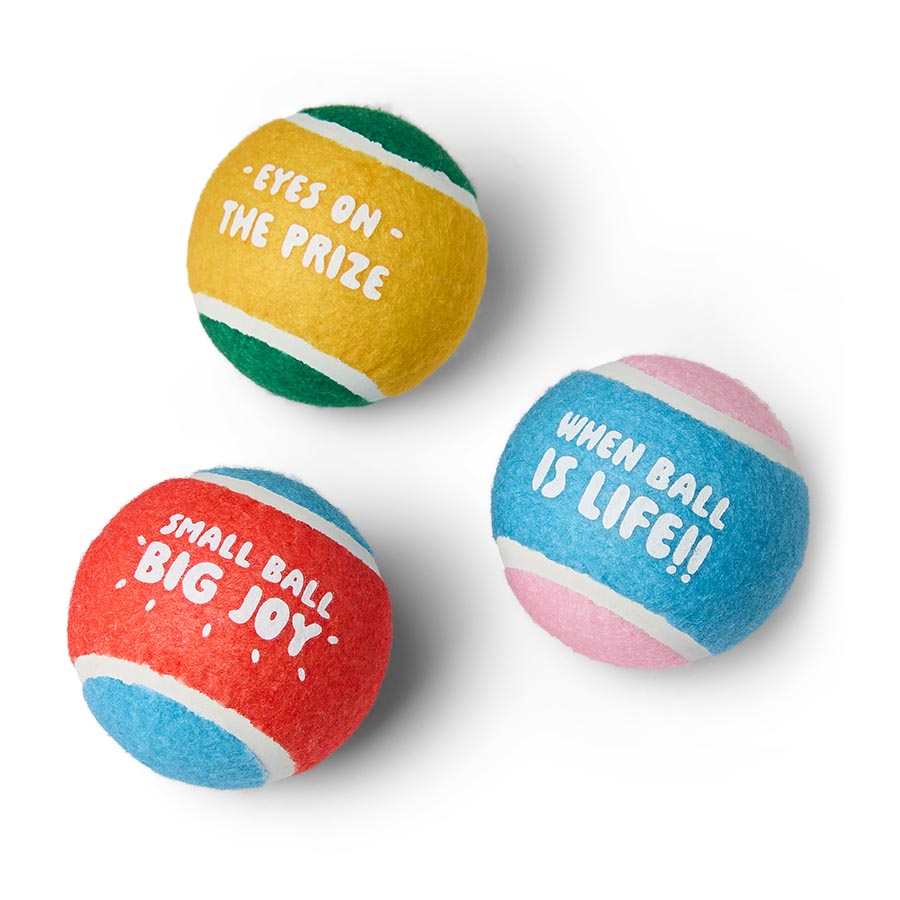 Pets at Home Single Tennis Balls Squeaky Felt