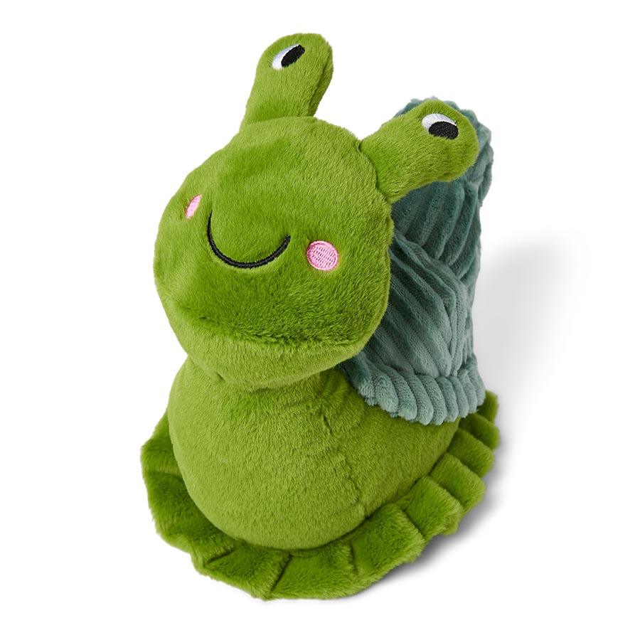 Pets at Home Snail Squeaky Plush Cord Dog Toy