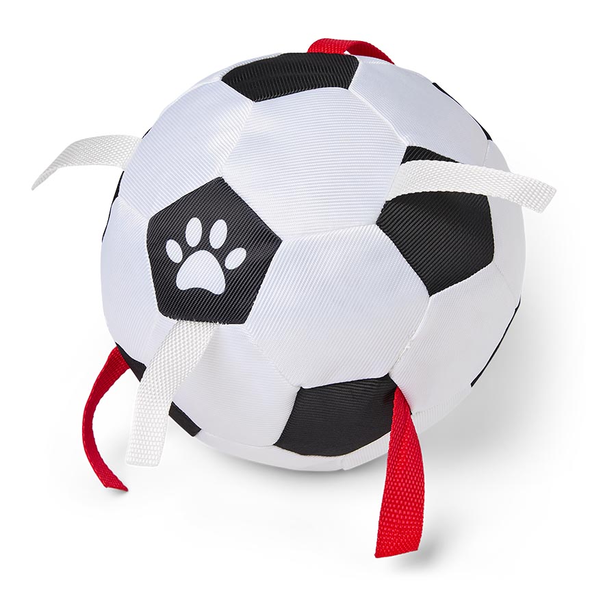 Pets at Home Football with Tabs Dog Toy
