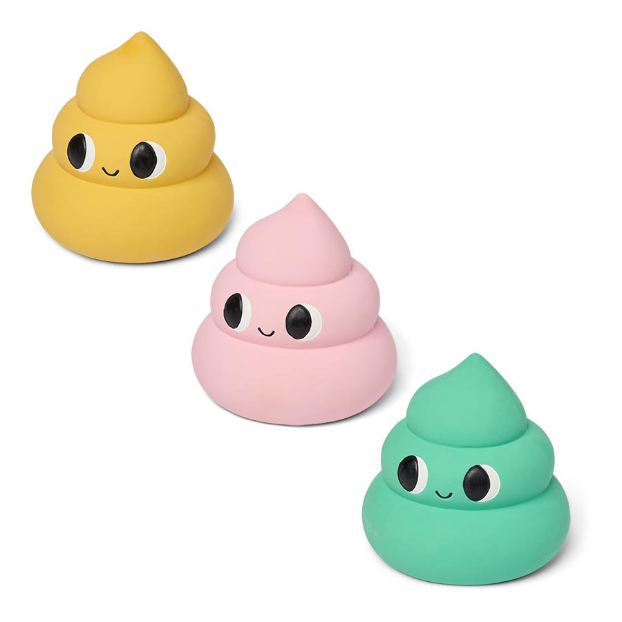 Pets at Home Poop Squeaky Latex Single Dog Toy