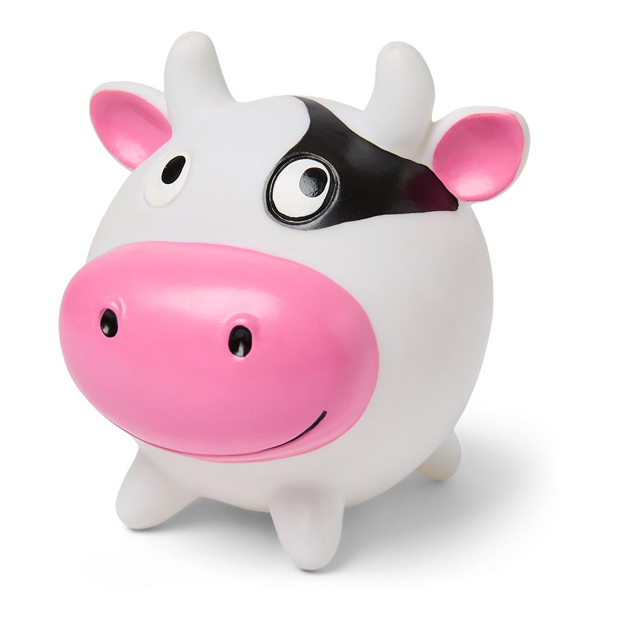 Pets at Home Cow Squeaky Vinyl Dog Toy