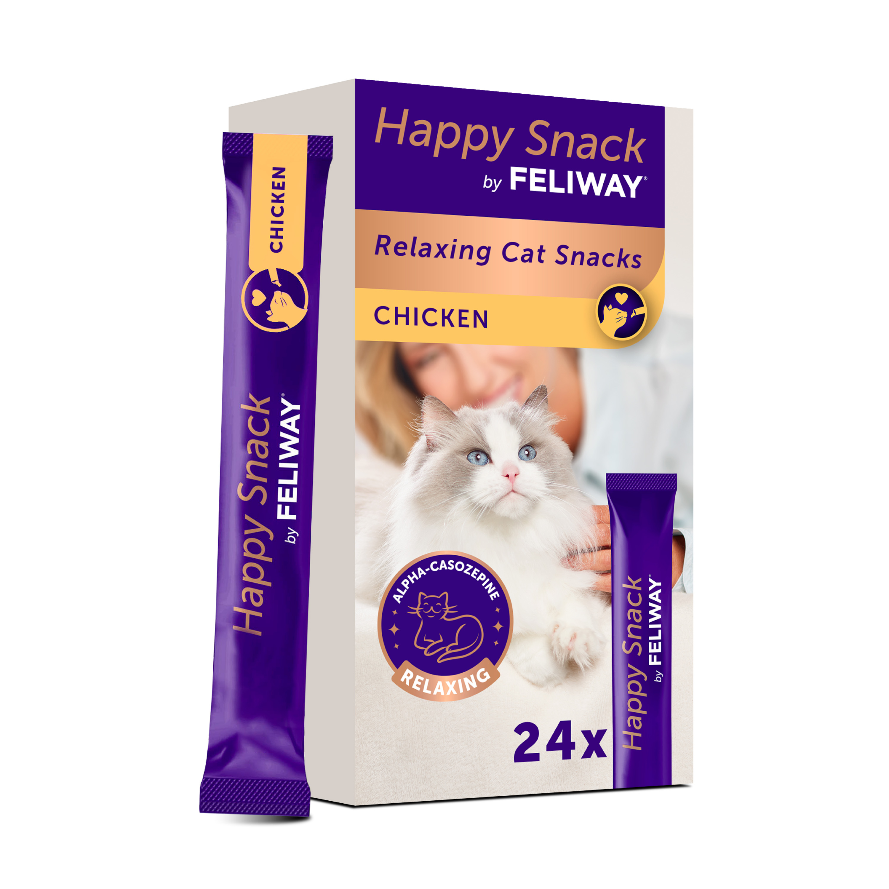 Feliway Happy Snack Calming Treats for Cats &