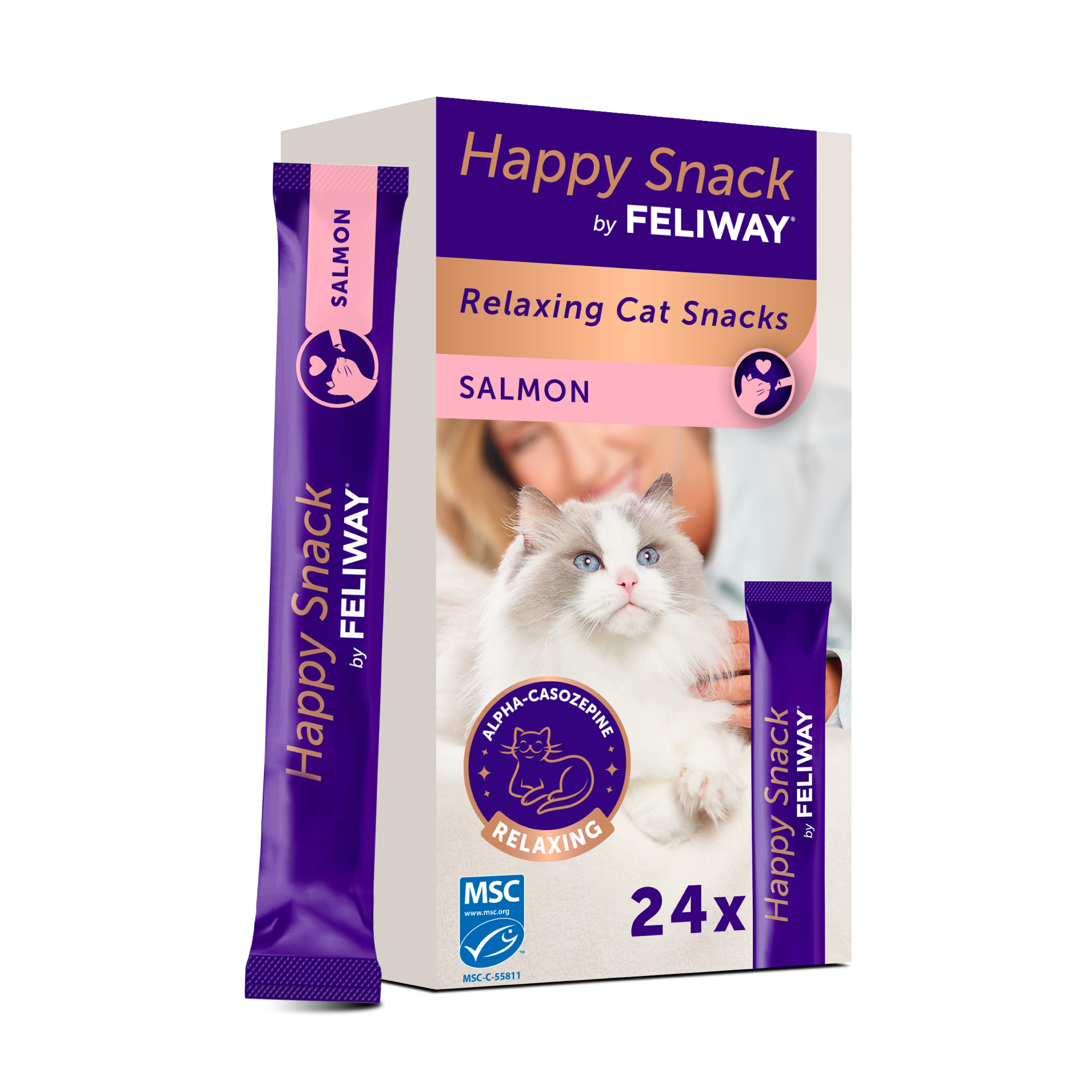 Feliway Happy Snack Calming Treats for Cats & Kittens Salmon