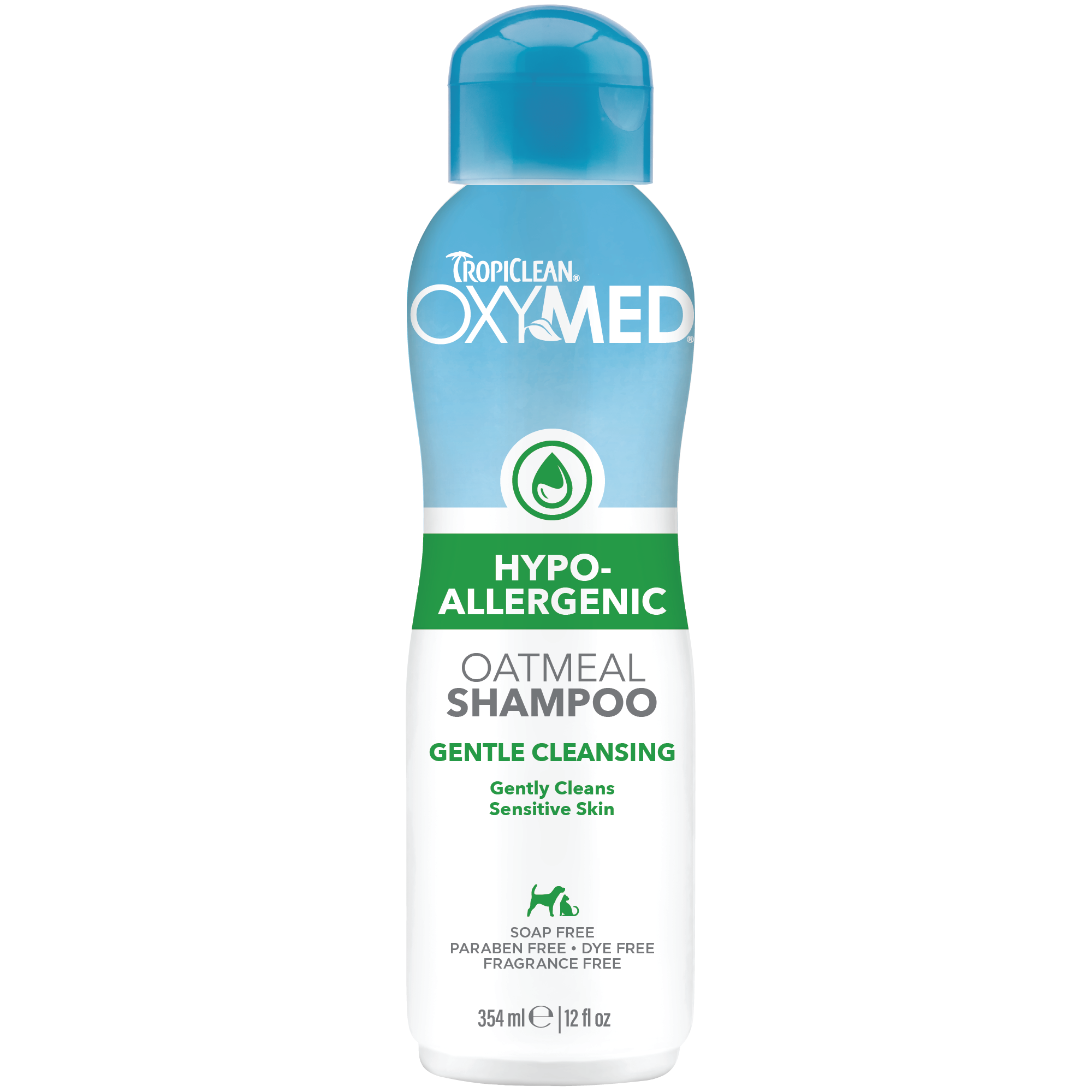 Tropiclean OxyMed Hypoallergenic Medicated Shampoo for Pets 355ml
