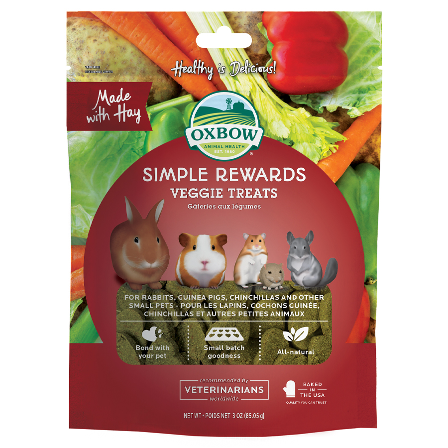 Oxbow Simple Rewards Small Animal Treats Veggie