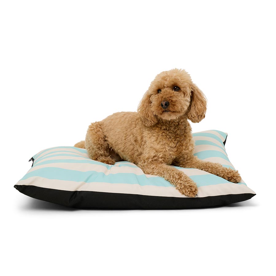 Pets at Home Blue Stripe Pillow Mattress