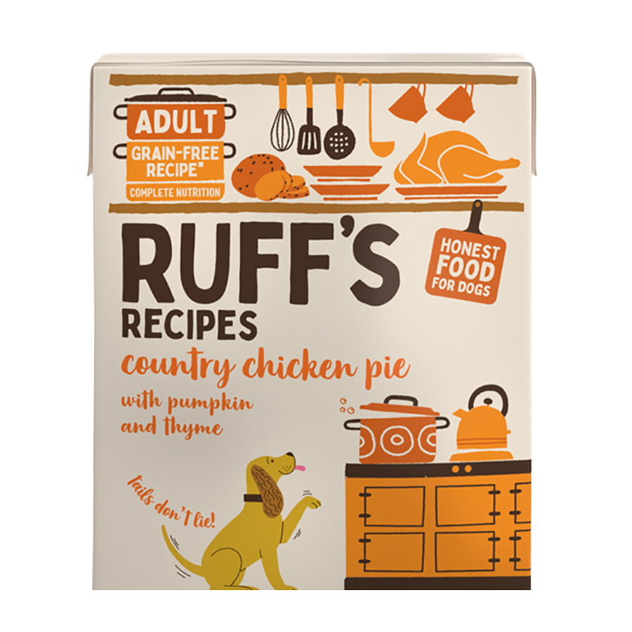 Ruff's Recipes Country Chicken Pie with Pumpkin & Thyme Adult Wet Dog Food