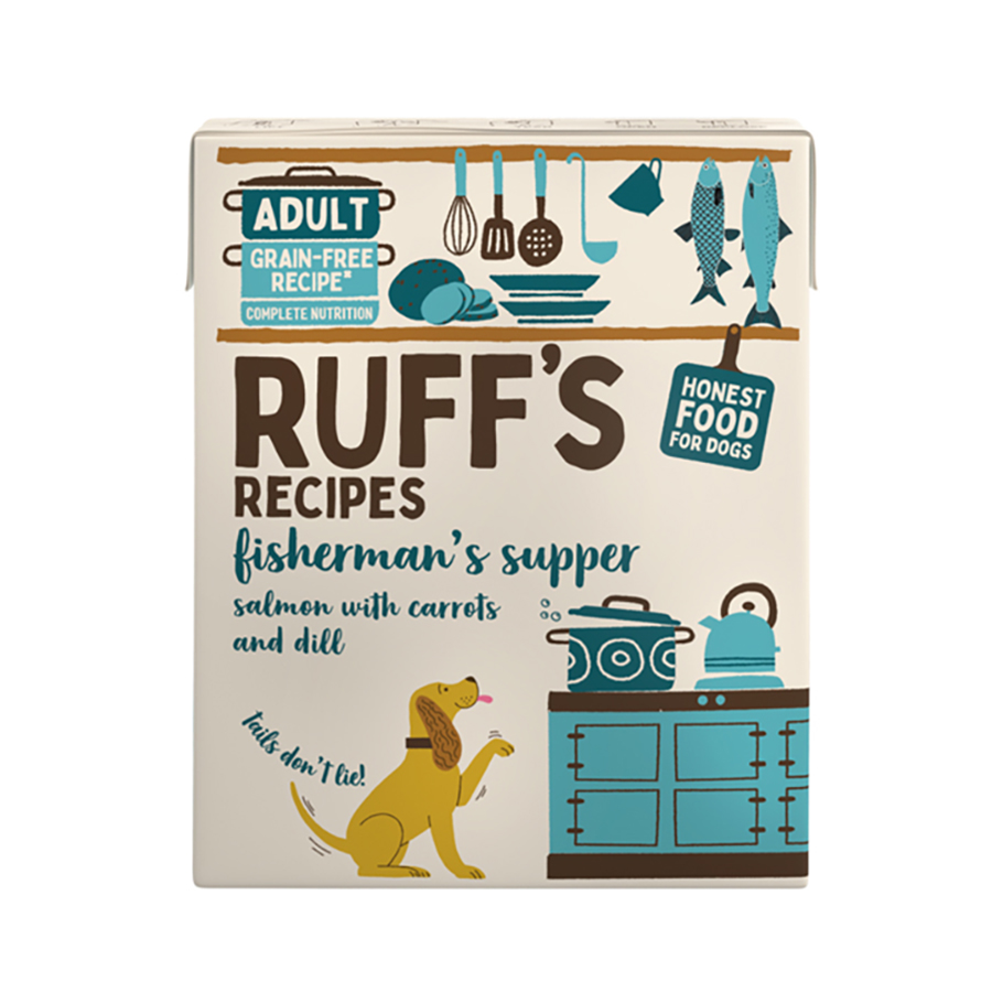 Ruff's Recipes Fisherman's Supper Salmon with Carrots & Dill Adult Wet Dog Food