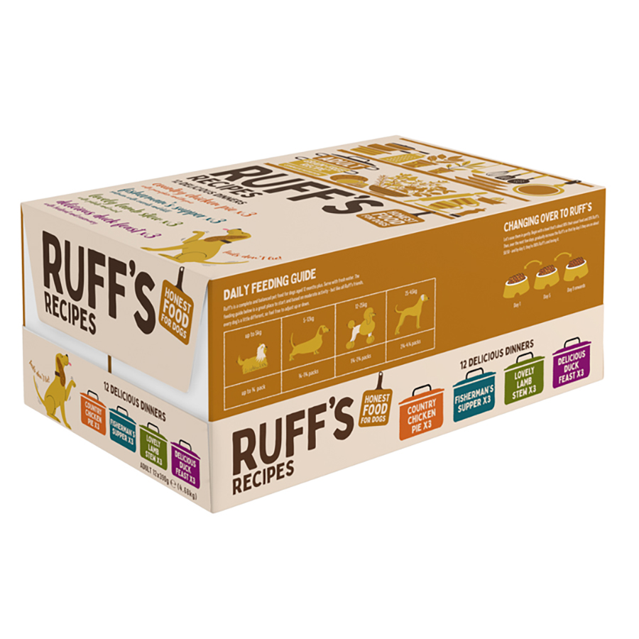 Ruff's Recipes 12 Delicious Dinners Mixed Multipack Adult