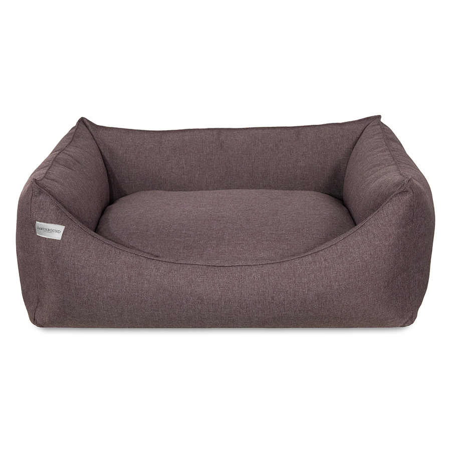 Earthbound Eden Removable Cover Rectangular Dog Bed, Mulberry