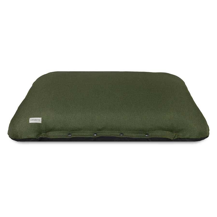 Earthbound Morland Flat Dog Cushion, Green
