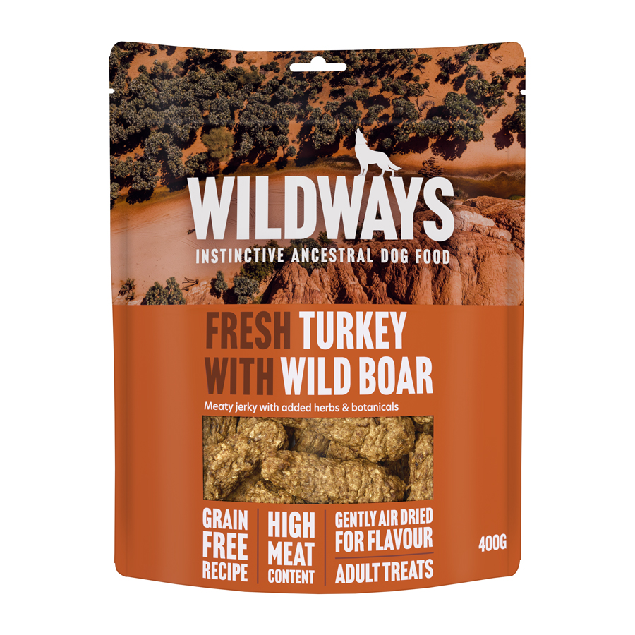Wildways Fresh Turkey & Wild Boar Jerky Strips
