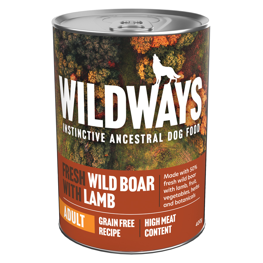 Wildways Fresh Wild Boar with Lamb Wet Dog Food