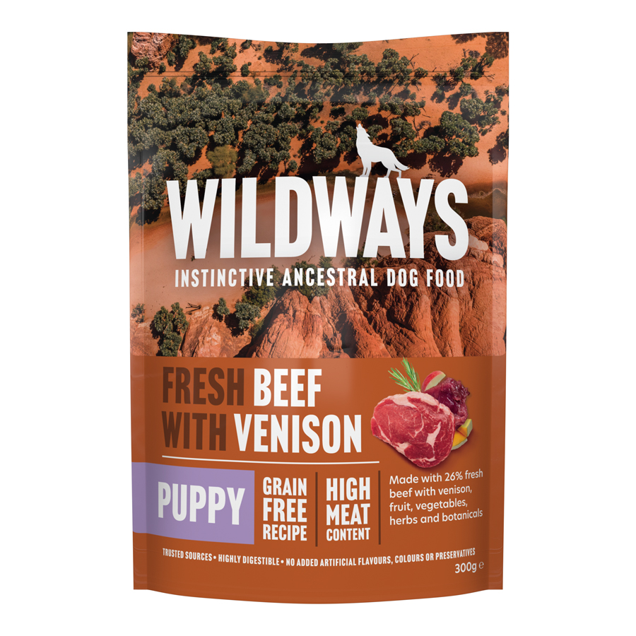 Wildways Fresh Beef with Venison Wet Puppy Food