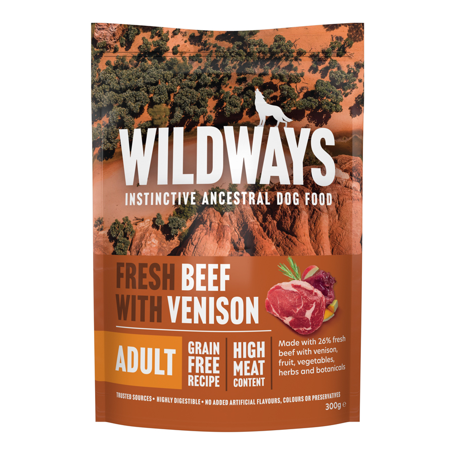 Wildways Fresh Beef with Venison Wet Dog Food