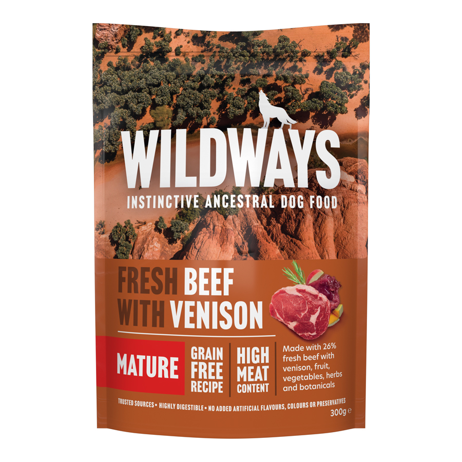 Wildways Fresh Beef with Venison Mature Wet Dog Food