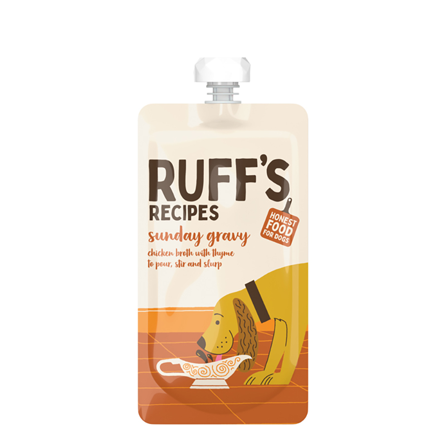 Ruff's Recipes Sunday Gravy Chicken Broth with Thyme Adult Wet Dog Food