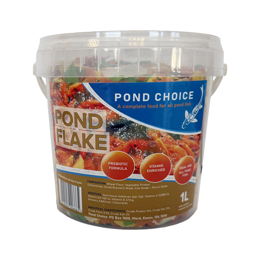 Pond Choice Fish Food Flakes 1L