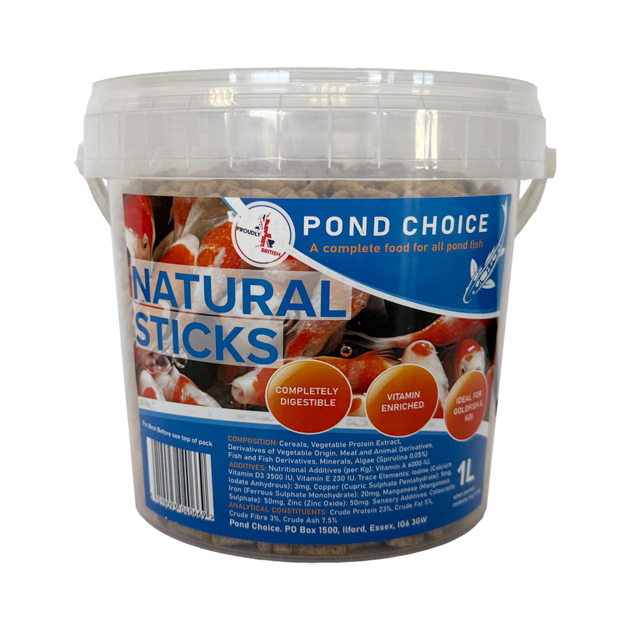 Pond Choice Fish Food Natural Sticks