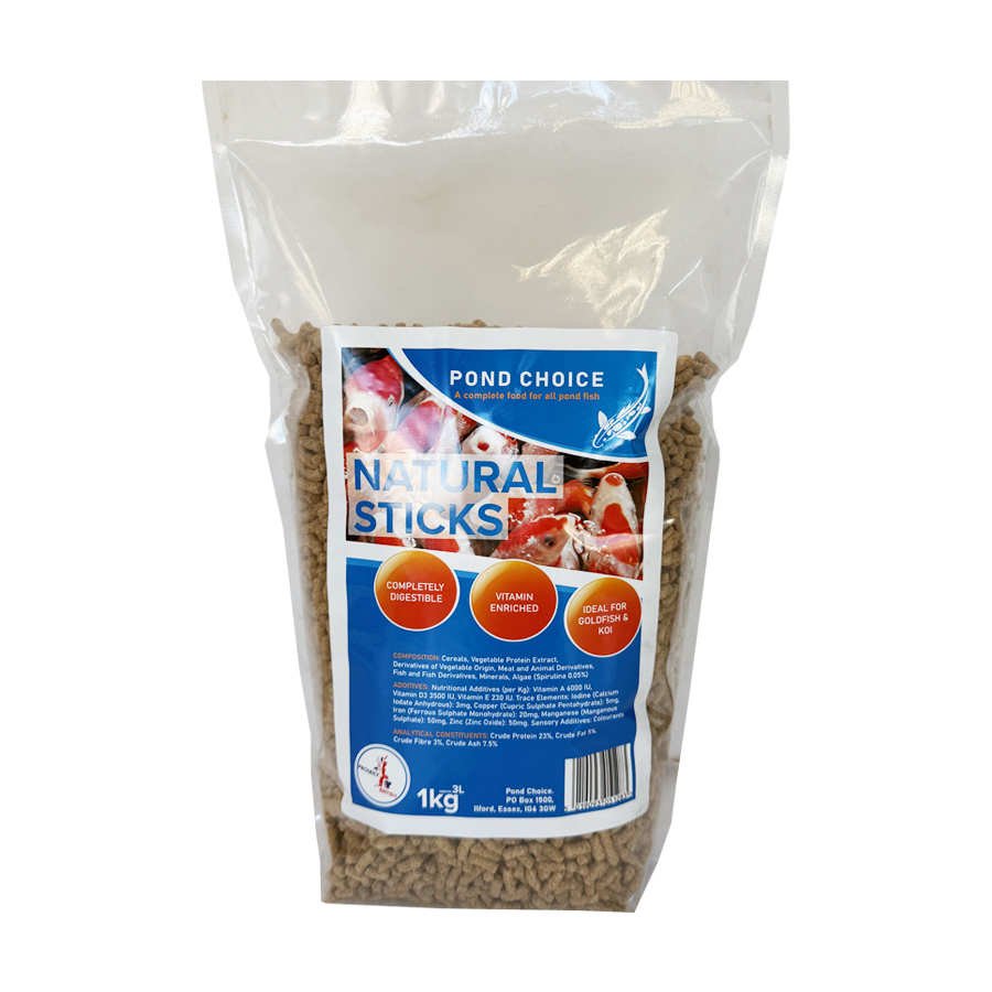 Pond Choice Fish Food Natural Sticks