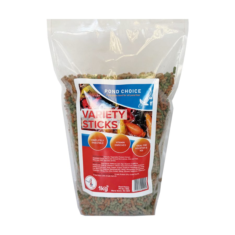 Pond Choice Fish Food Variety Sticks