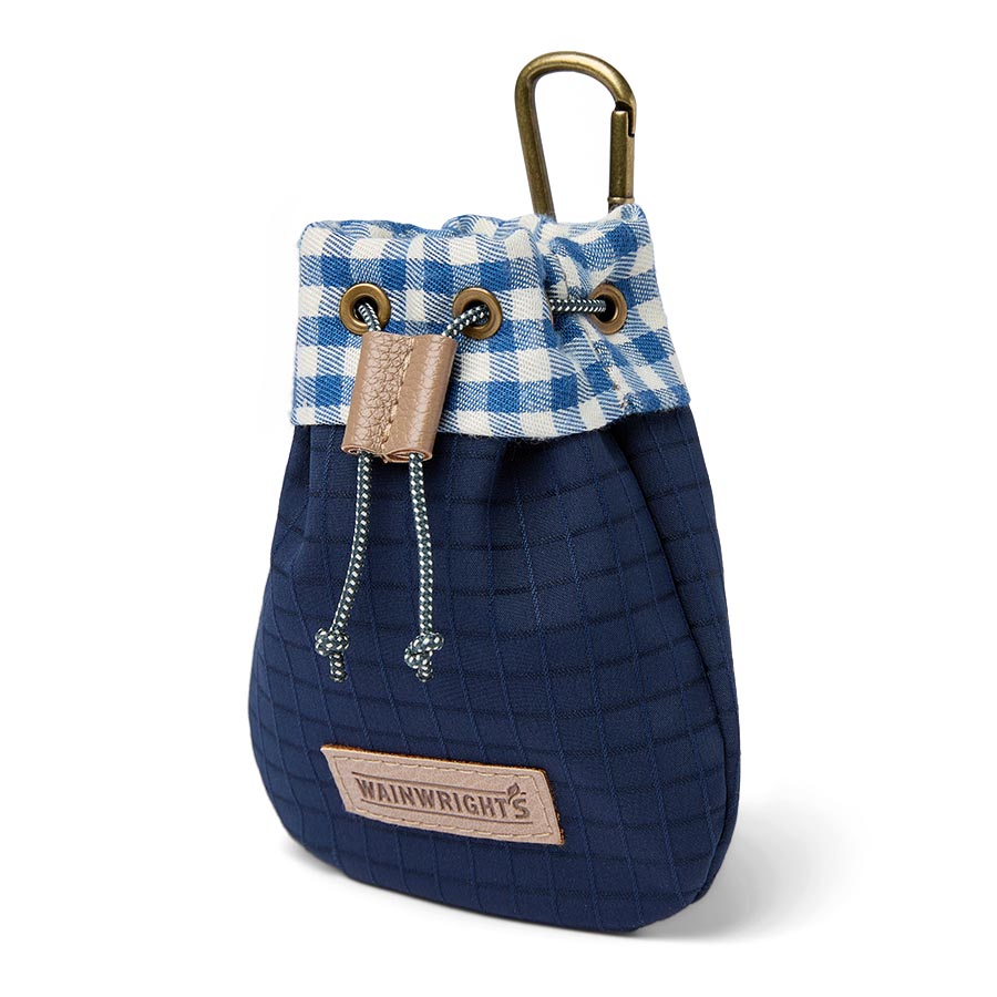 Wainwright's Luxury Costal Gingham Treat & Poo Bag