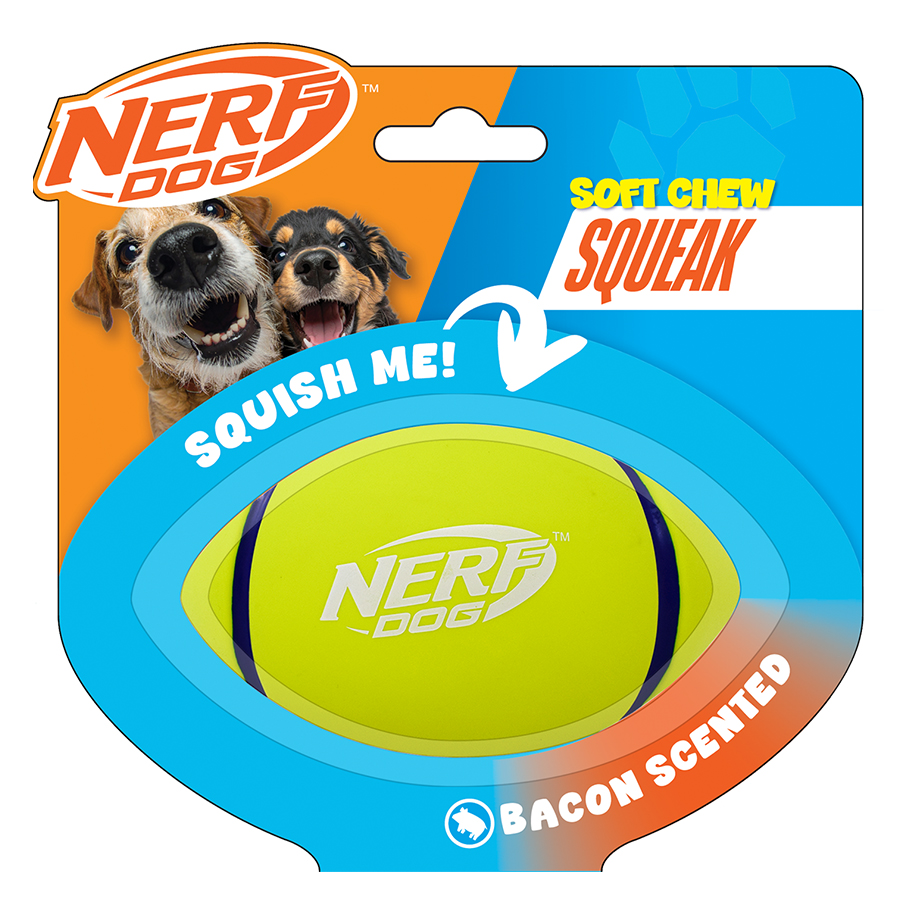 Nerf Bacon Scented Squeaky Dog Ball