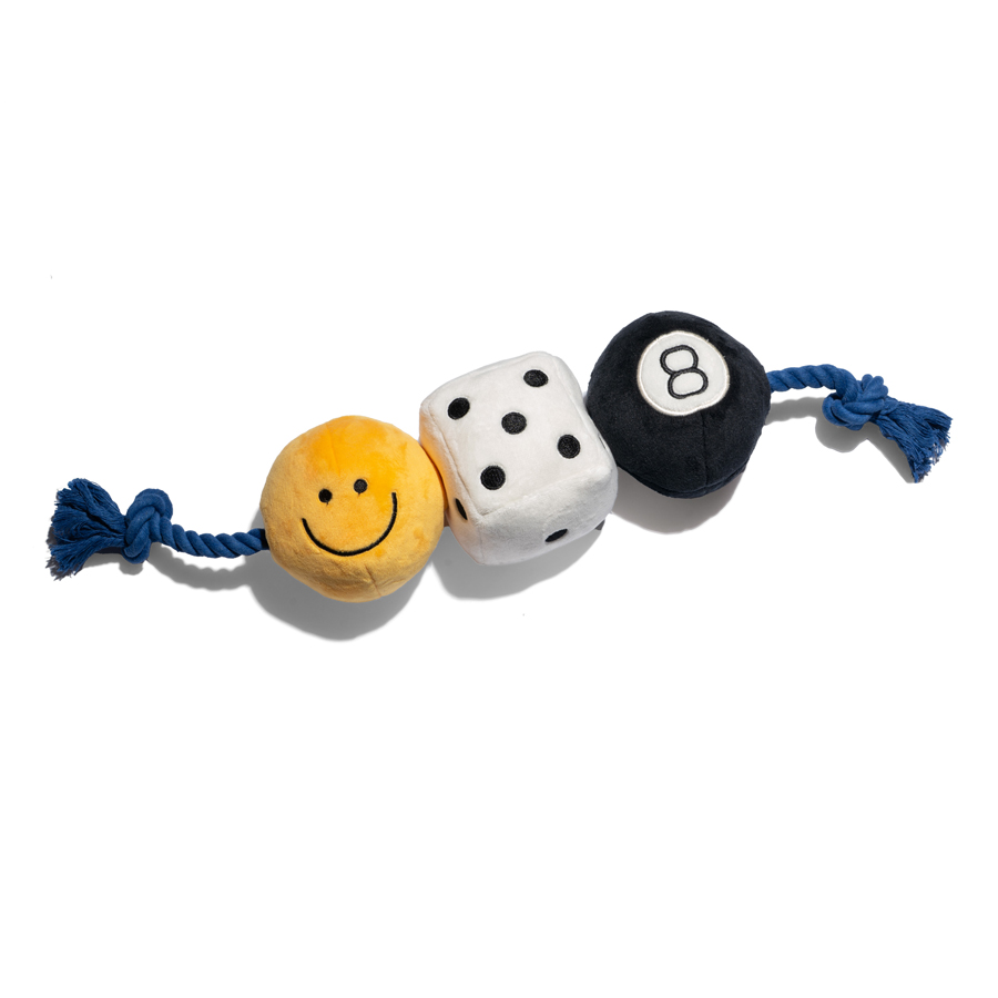 Oodles Multi-Coloured Stroke of Luck Rope Dog Toy